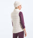 The North Face Women's Aconcagua 3 Vest White Dune, studio back view