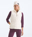 The North Face Women's Aconcagua 3 Vest White Dune, studio front view