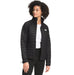 The North Face Women's Carto Triclimate® Jacket TNF Black, studio front view of removable liner