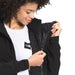 The North Face Women's Carto Triclimate® Jacket TNF Black, studio inside detail view