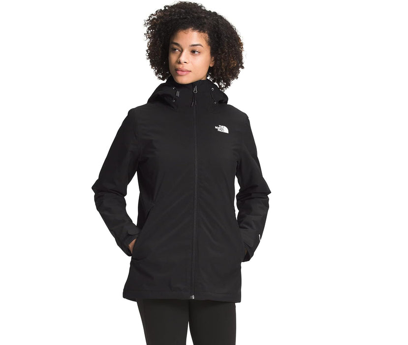 The North Face Women's Carto Triclimate® Jacket TNF Black, studio front view