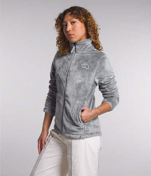 The North Face Women's Osito Jacket Meld Grey Natl Park Foundation, studio front view