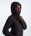 The North Face Womens Aconcagua Parka TNF Black, studio front hood view