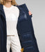 The North Face Womens Arctic Parka Navy Inside Studio Image