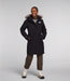 The North Face Women's Arctic Parka TNF Black, studio front view