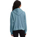 The North Face Womens Chabot Hoodie Algae Blue, studio back view