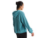 The North Face Womens Chabot Hoodie Algae Blue, studio side view