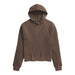 The North Face Womens Chabot Hoodie Smokey Brown, studio front view