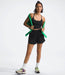 The North Face Womens Class V Pathfinder Pull-On Short TNF Black being worn by model fullbody studio image front view
