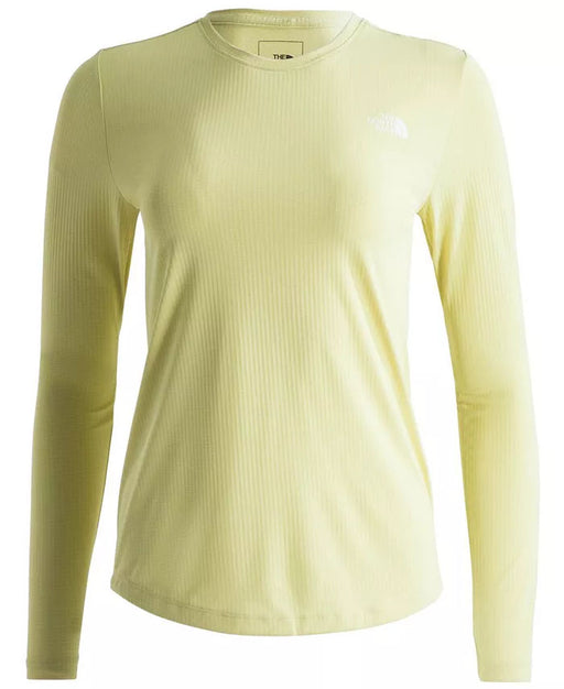 The North Face Womens Elevation Long Sleeve Nettle, studio front view