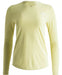 The North Face Womens Elevation Long Sleeve Nettle, studio front view