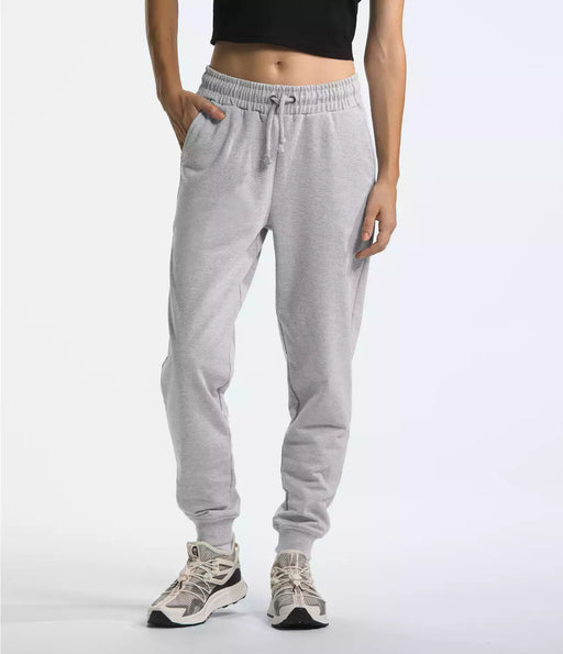 The North Face Womens Heritage Patch Jogger TNF Light Grey Heather/Heritage Patch, studio front view