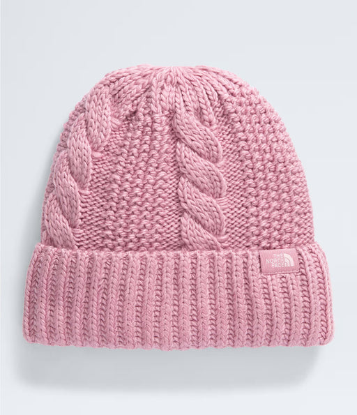 The North Face Womens Oh Mega Lined Beanie Mauve, studio front view