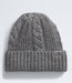 The North Face Womens Oh Mega Lined Beanie TNF Medium Grey, studio front view