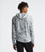 The North Face Mens Adventure Sun Hoodie High Rise Grey Moss Camo Print being worn by model half body back view studio image.