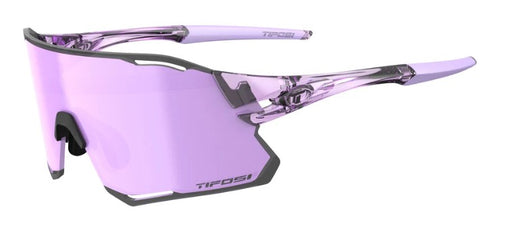 Tifosi Rail Race Sunglasses in Crystal Purple Interchange with Clarion Purple and Clear Lenses
