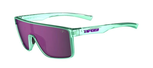 Tifosi Sanctum Sunglasses in Aqua Shimmer with a Rose Mirror Lens.