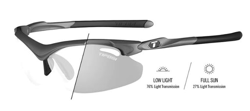 Tifosi Tyrant 2.0 Sunglasses in Gunmetal with Light Night Fototec Lens.