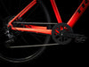 Trek FX 2 Gen 4 Lava Red, studio drivetrain view