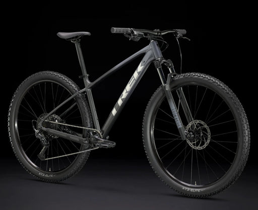 Trek Marlin 6 Gen 3 Galactic Grey to Lithium Grey Fade, studio front quarter view