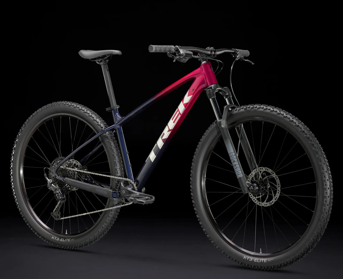 trek bicycle marlin 6 Trek Marlin 6 Gen 3 Rage Red to Deep Dark Blue Fade