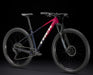 Trek Marlin 6 Gen 3 Rage Red to Deep Dark Blue Fade, studio front quarter view