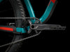 Trek Roscoe 7 Teal/Trek Black, studio drivetrain detail view