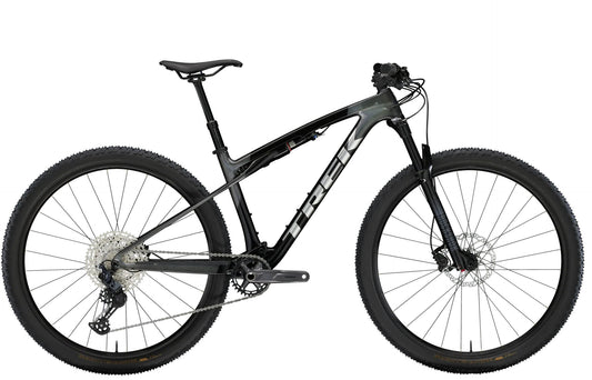 Trek Supercaliber SL 9.6 Dark Prismatic, studio side view