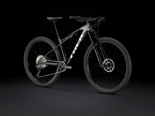 Trek Supercaliber SL 9.6 Dark Prismatic, studio front quarter view