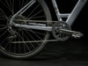 Trek Verve 2 Lowstep Gen 5 Galactic Grey, studio drivetrain view