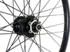 Velocity Cliffhanger 26" 559mm NMSW Black 36h Black Spokes & Silver Nips Standard 135mm Rear Disc Wheel, studio disc bolt pattern detail view