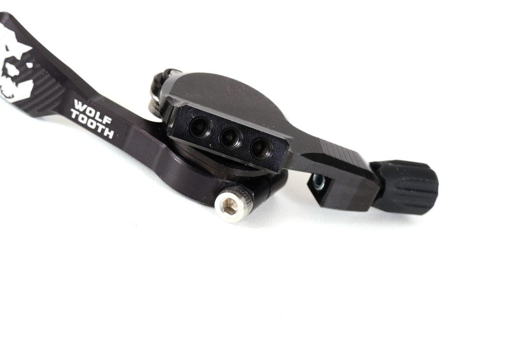 Wolf Tooth ReMote Pro Dropper Lever 22.2mm Clamp Mount Close Up