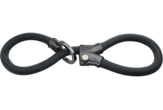 Abus Infinity Loop 1806 Black Cable Lock shown against a white background.