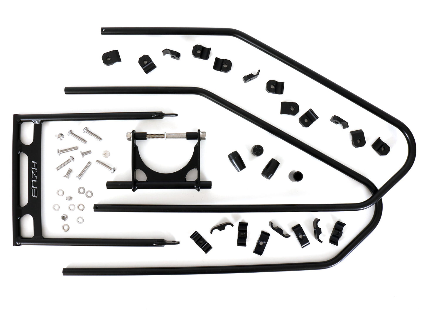 Azub Expedition Rear Rack for Azub 2-wheel Recumbent Bikes parts and hardware