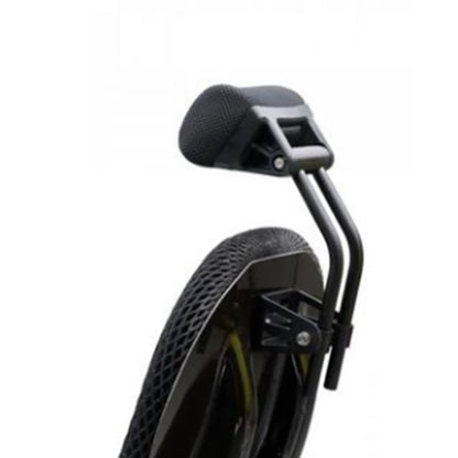 Image of the Azub Hardshell Seat Neckrest for Recumbent Bikes in black against a white background.