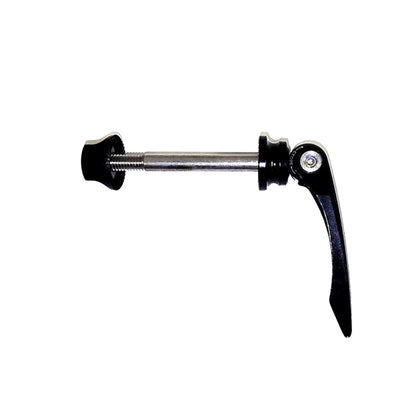 Side view of the Azub Lower Seat Clamp Black Quick Release Lever against a white background.