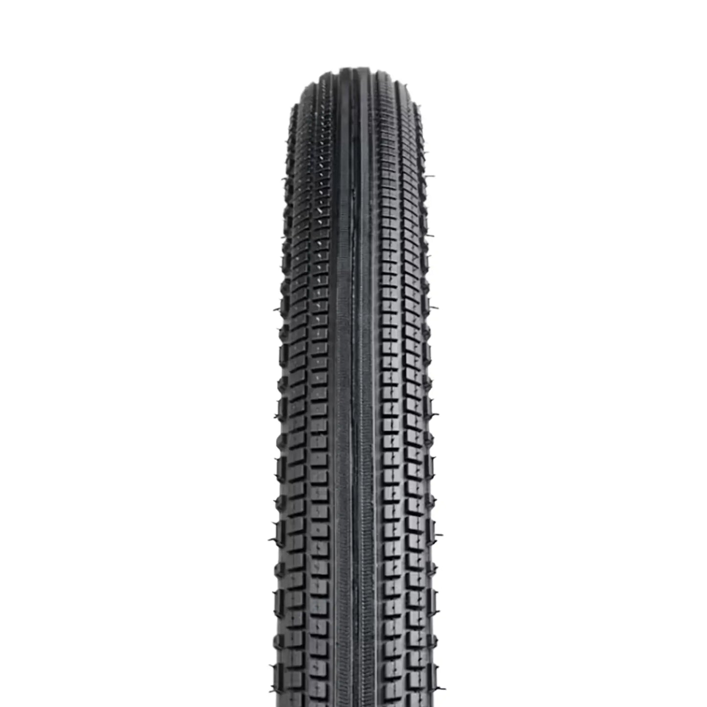 Tread profile view of the Bontrager Girona Comp Gravel Tire 700c x 42mm (42-622mm) against a white background.