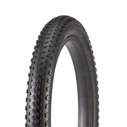 Side profile of the Bontrager XR1 Kids MTB Tire 20 x 2.25 inch (57-406mm) against a white background.
