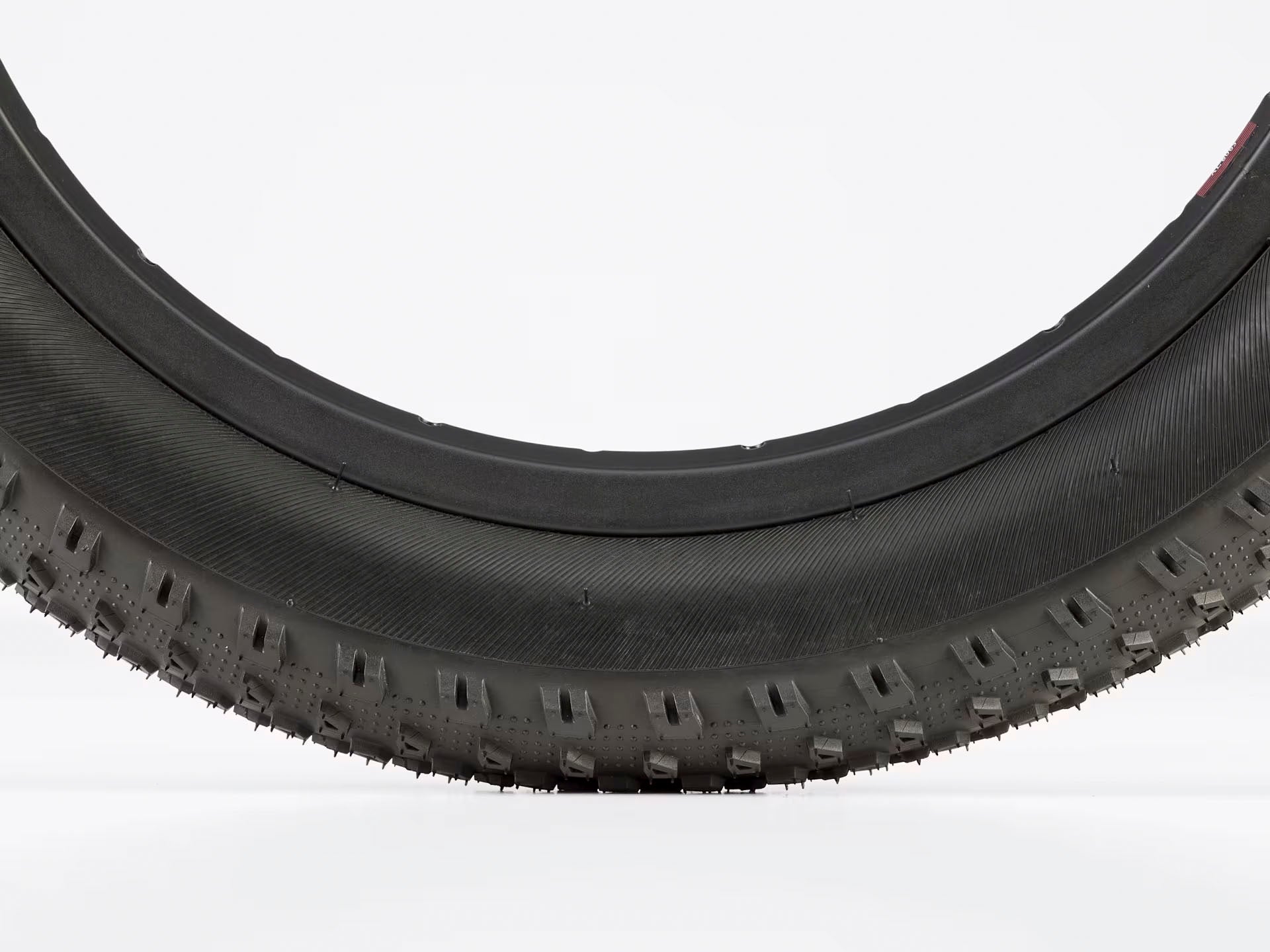 Side view of the Bontrager XR1 Tire, shown with a white background.