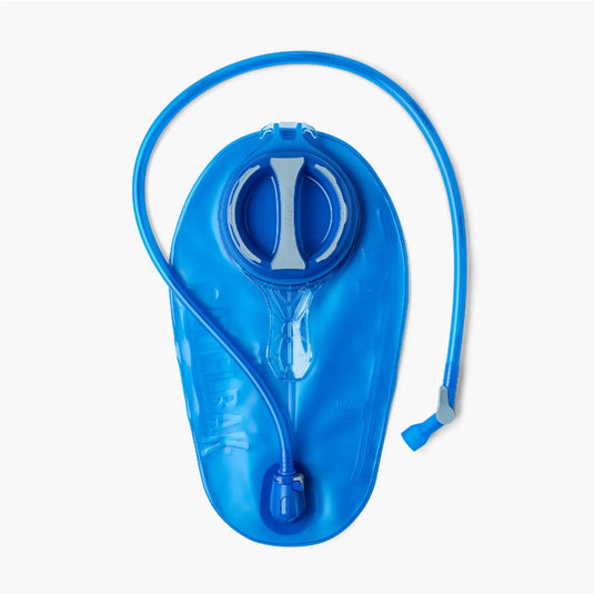Image of a blue CamelBak Crux 2 L Reservoir against a white background.
