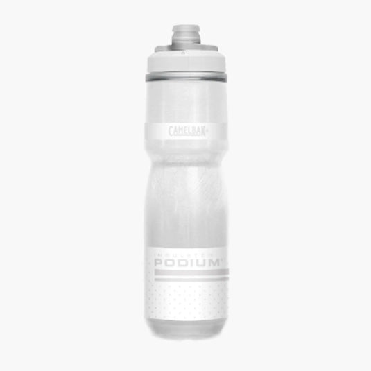 CamelBak Podium water bottle in Ghost Reflective against a white background.