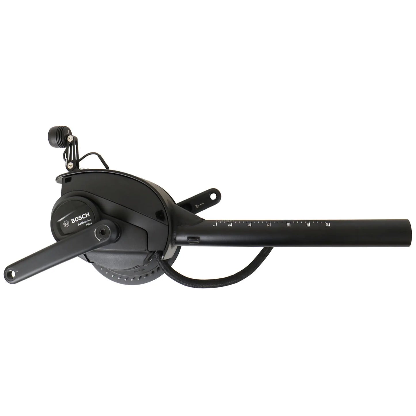 Image of the Catrike Bosch Active Line Smart eKit in black against a white background.