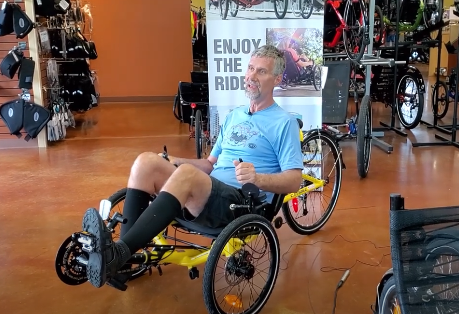 Load video: DAn Zimmermand from Spokes Fighting Strokes talks about his stroke recovery and his organization.