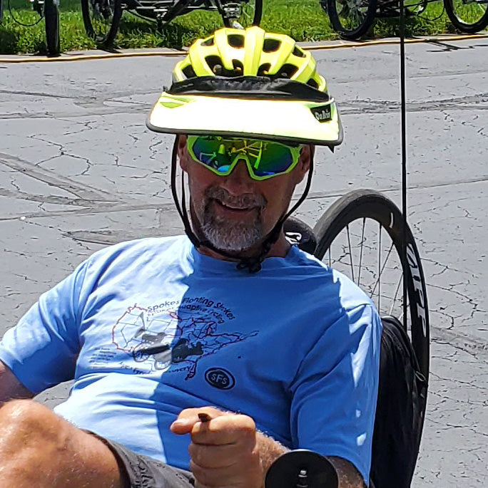Dan Zimmerman, founder of Spokes Fighting Strokes.