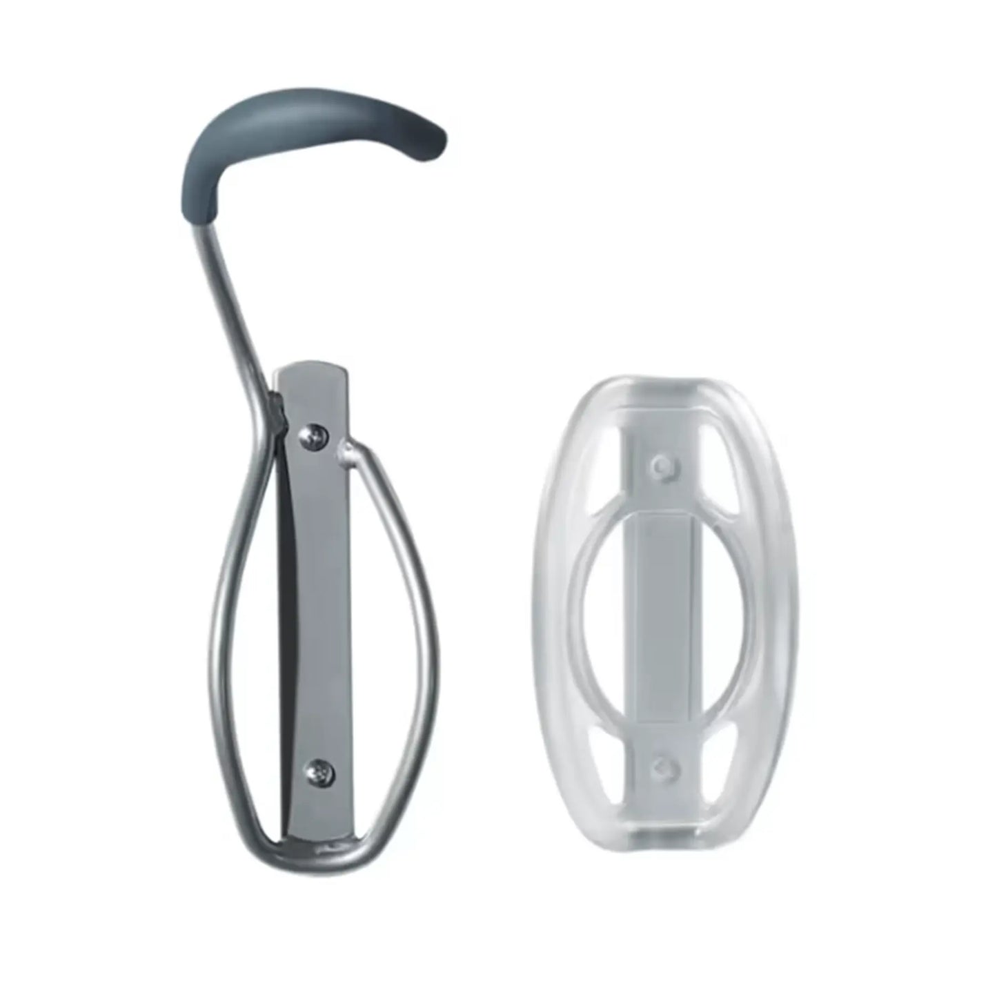 Front view of the Delta Single Bike Wall Mount Rack with Tray in Grey against a white background.
