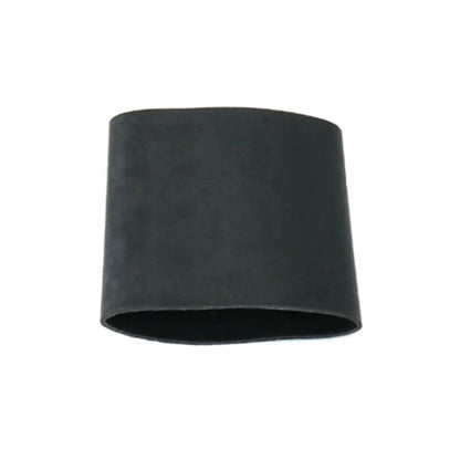 Angled view of the black Hase Heat Shrink for Chain Tube Bracket against a white background.