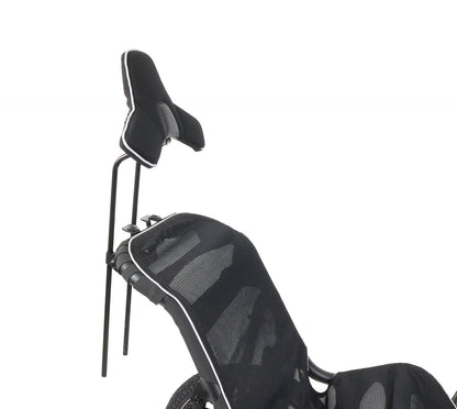 This flexible adaptive Hase headrest takes comfort to the next level. You can lean back, rest your head, and enjoy triking more than ever. This flexible adaptive Hase headrest takes comfort to the next level