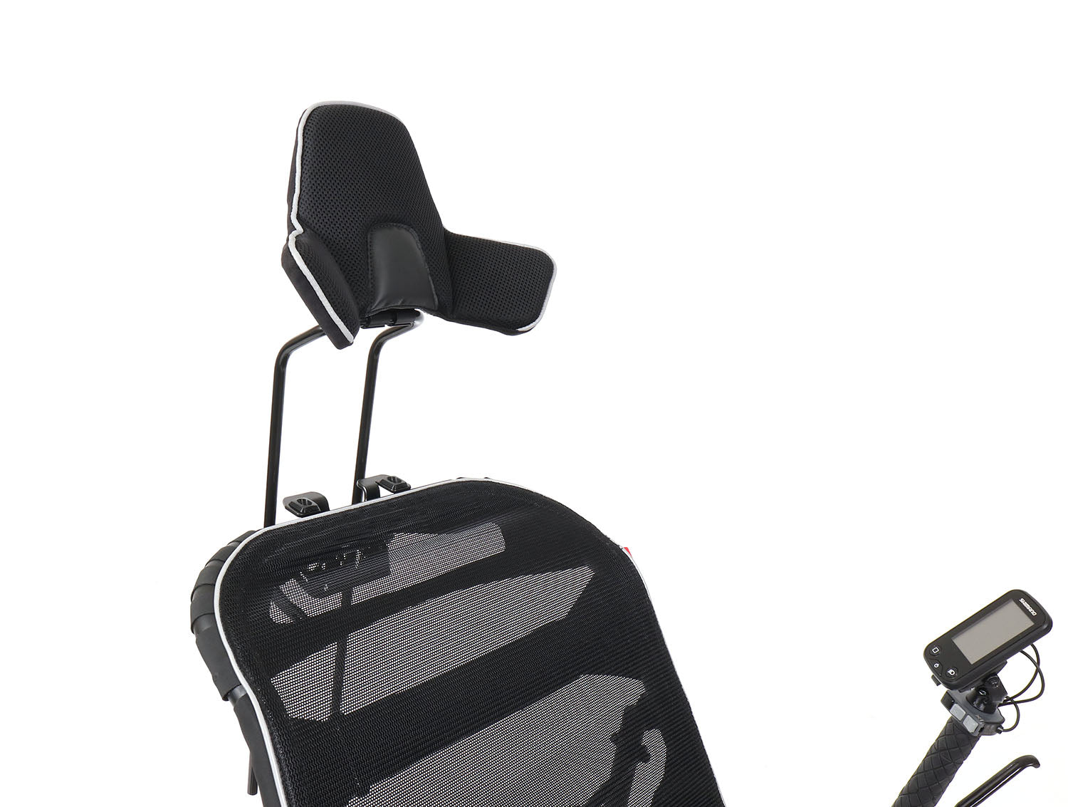 This flexible adaptive Hase headrest takes comfort to the next level. You can lean back, rest your head, and enjoy triking more than ever. 