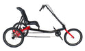 Hase Trigo UP with Differential Red Recumbent Trike