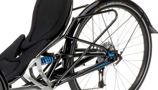 HP Velotechnik Scorpion Fs 26 Rear Rack shown on trike